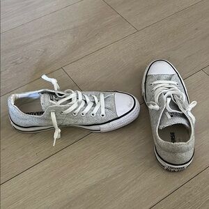 Converse Gray Low-Top Sneakers